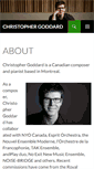 Mobile Screenshot of christophergoddard.com